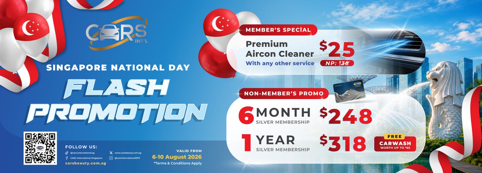 CARs - Singapore National Day Promo